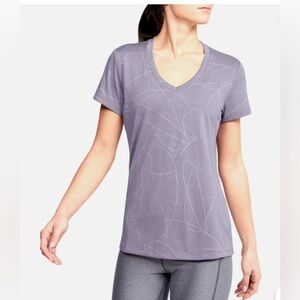 Underarmour | HeatGear V-Neck Marble Jacquard T- Shirt